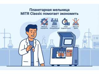 Как планетарная мельница MITR Classic экономит деньги лаборатории: практическое руководство