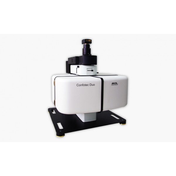 Компактный конфокальный микроскоп с двумя лазерами Confotec® Duo